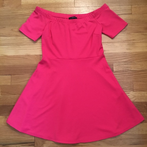 Forever 21 Off Shoulder Dress - Picture 2 of 3